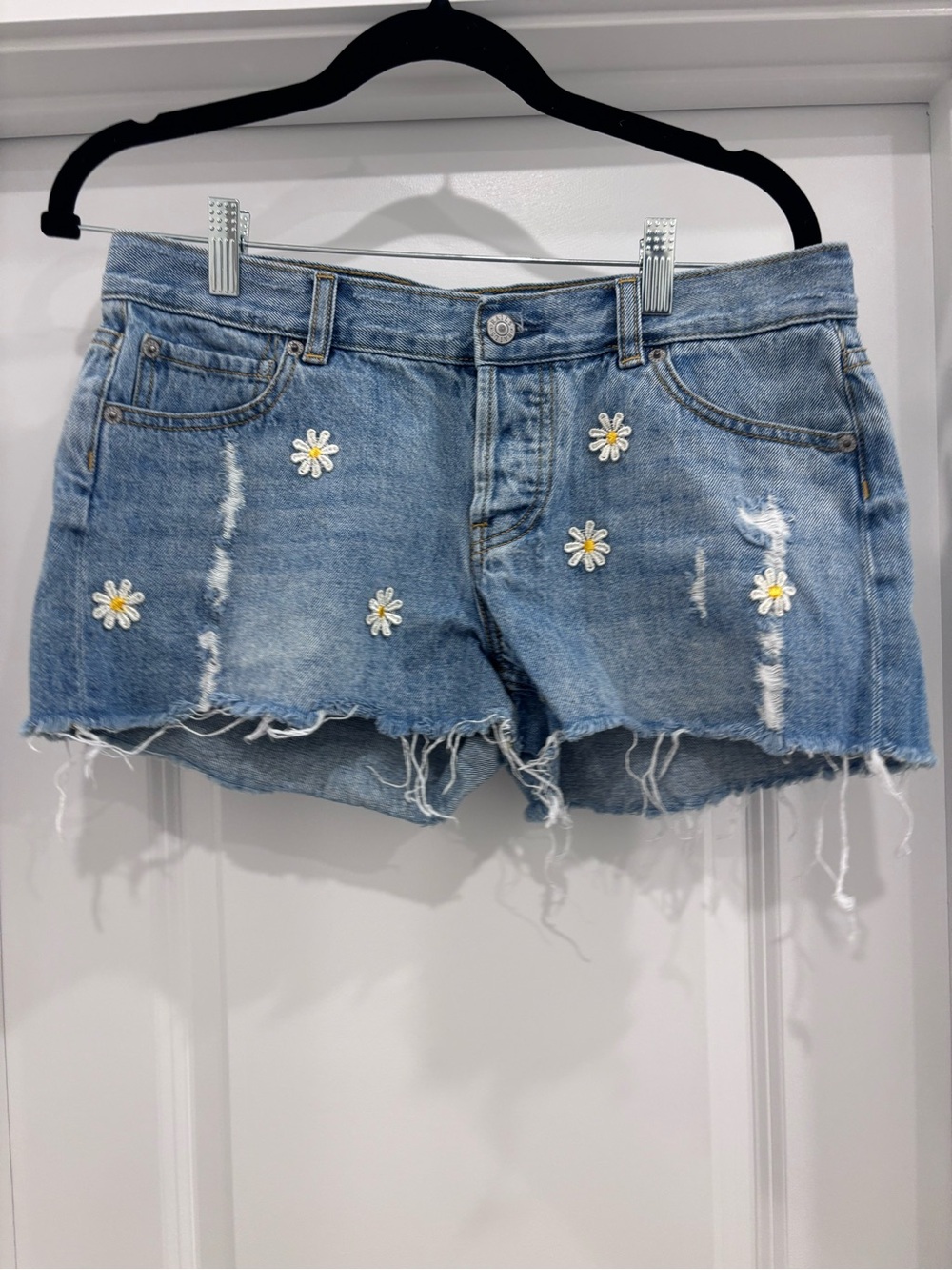 rails daisy denim shorts
